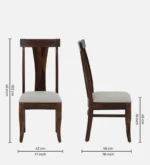 Rivaan Solid Sheesham Wood Premium 8 Seater Dining Set - Image 8