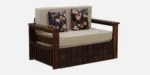 Samarth Solid Sheesham Wood Contemporary Wooden Sofa Cum Bed with Comfort Seating - Image 3