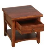 Simple Elegant Wooden Bedroom Bedside Storage Cabinet - Image 2