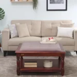 Stylish Wooden Center Table with Refined Finish
