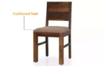 Traditional Wooden 4 Seater Dining Table Set with Matching Chairs - Image 6