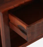 Traditional Wooden Bedside Storage Drawer Nightstand Cabinet - Image 3