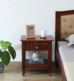 Traditional Wooden Bedside Storage Drawer Nightstand Cabinet