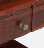 Traditional Wooden Bedside Storage Drawer Nightstand Cabinet - Image 6