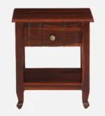 Traditional Wooden Bedside Storage Drawer Nightstand Cabinet - Image 8