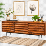 Valerion Premium Contemporary Home Media Console