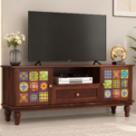 Zorvellan Contemporary Media Living Console