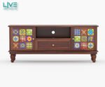 Zorvellan Contemporary Media Living Console - Image 3