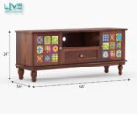 Zorvellan Contemporary Media Living Console - Image 6
