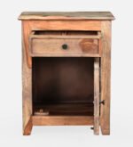 amber-solid-wood-bedside-table-in-brown-colour-by-sarve-furniture - Image 3