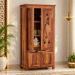 Anvika Solid Sheesham Wood Premium Wooden Home Temple