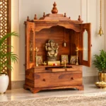 Divyansh Solid Sheesham Wood Traditional Pooja Mandir
