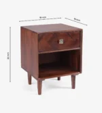 dado-sheesham-wood-bedside-table-in-brown-finish-by-sarve-furniture - Image 3