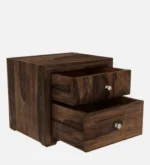 diamond-sheesham-wood-bedside-table-in-provincial-teak-finish-with-drawers-diamond-sheesham-wood-bed-e8low0 - Image 2