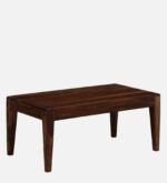 Naira Solid Sheesham Wood Modern Wooden Center Coffee Table - Image 2