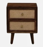 glasgow-sheesham-wood-bedside-table-in-provincial-teak-finish-by-sarve-furniture - Image 10