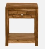 indus-sheesham-wood-bedside-table-in-rustic-teak-finish-by-sarve-furniture - Image 2