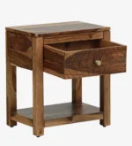 nuevo-sheesham-wood-bedside-table-in-rustick-teak-finish-by-sarve-furniture - Image 5