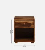 rivo-sheesham-wood-bedside-table-in-honey-colour-by-sarve-furniture - Image 2