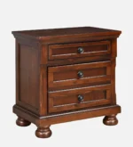whispering-solid-wood-bedside-table-in-brown-colour-by-sarve-furniture - Image 4