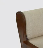 Aarohi Solid Sheesham Wood Contemporary Accent Sofa for Living Room - Image 5