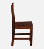 Inaya Solid Sheesham Wood Elegant 2 Seater Dining Table Set - Image 4