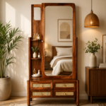 Myra Solid Sheesham Wood Premium Wooden Dressing Table with Mirror