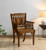 Velora Solid Sheesham Wood Handcrafted Dining Chair