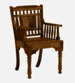 Velora Solid Sheesham Wood Handcrafted Dining Chair - Image 6