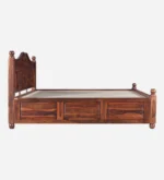 Veyora Solid Sheesham Wood Premium King Size Storage Bed - Image 7