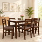 Westora Solid Sheesham Wood 6 Seater Dining Table for Home