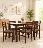 Westora Solid Sheesham Wood 6 Seater Dining Table for Home