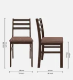 Westora Solid Sheesham Wood 6 Seater Dining Table for Home - Image 8