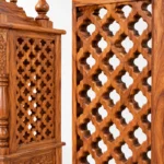 Aaradhya Solid Sheesham Wood Traditional Wooden Home Temple for Pooja Room - Image 4