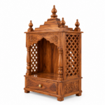 Aaradhya Solid Sheesham Wood Traditional Wooden Home Temple for Pooja Room - Image 2