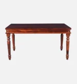 Arlena Solid Wood Minimalist 6 Seater Dining Table Set - Image 2