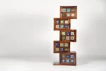 Arlo Solid Sheesham Wood Bookshelf with Open Shelves