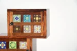 Arlo Solid Sheesham Wood Bookshelf with Open Shelves - Image 3