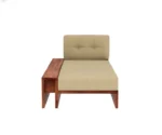 Arlo Solid Sheesham Wood Modern L Shape Sofa Set for Living Room - Image 3