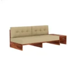 Arlo Solid Sheesham Wood Modern L Shape Sofa Set for Living Room - Image 6