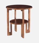 Arvello Solid Sheesham Wood Accent Side Table - Image 2
