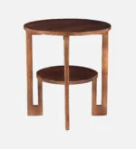 Arvello Solid Sheesham Wood Accent Side Table - Image 3