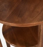 Arvello Solid Sheesham Wood Accent Side Table - Image 5