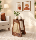 Avelin Solid Sheesham Wood Modern End Table