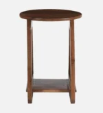 Avelin Solid Sheesham Wood Modern End Table - Image 4