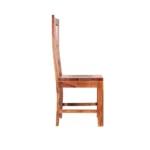 Avora Solid Sheesham Wood Stylish Wooden Chair - Image 4