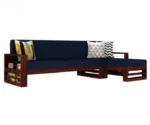 Callum Solid Sheesham Wood Elegant L Shape Sofa for Modern Homes - Image 4