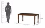 Daksh Solid Sheesham Wood 6 Seater Dining Table Set for Family - Image 6