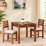 Finley Solid Sheesham Wood Contemporary Small Dining Set