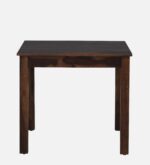 Hazel Solid Sheesham Wood Contemporary Dining Table Set for 2 - Image 4